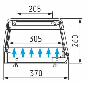 Витрина холодильная настольная Carboma AC38 SM 1,5-1 - Изображение 3