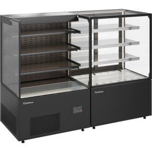 Витрина кондитерская Carboma KC78-130 VV 1,2-2 (открытая) (9005) - Изображение 2