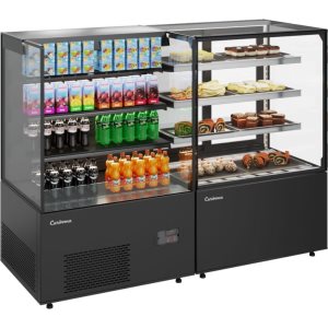 Витрина кондитерская Carboma KC78-130 VV 1,2-2 (открытая) (9005) - Изображение 3
