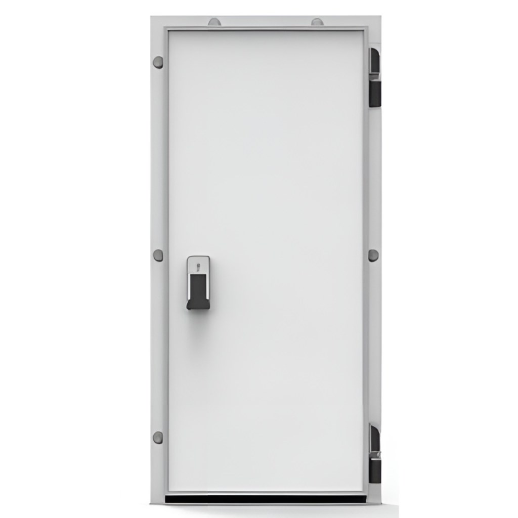 Дверь холодильная распашная одностворчатая НТ-РДО-900*2200/80 (с металлической рамой)