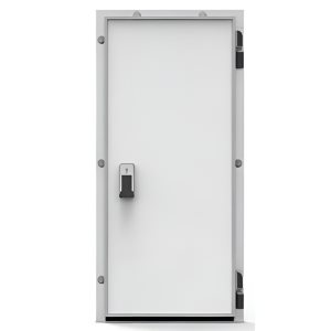 Дверь холодильная распашная одностворчатая НТ-РДО-900*2200/120 (с металлической рамой)