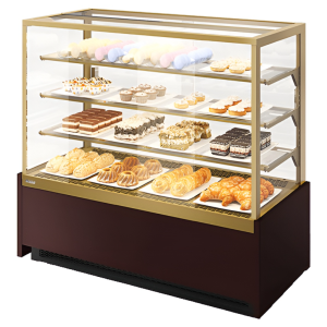 Витрина кондитерская Chilz VETE KUB LUX 130 шоколад, золотой глянец