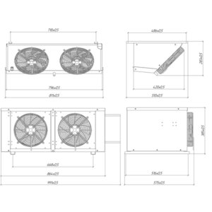Сплит-система холодильная низкотемпературная Intercold LCM 210 FT Evolution - Изображение 2