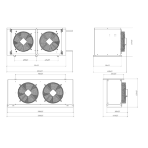 Сплит-система холодильная низкотемпературная Intercold LCM 443 FT (опция -30° С)  - Изображение 4