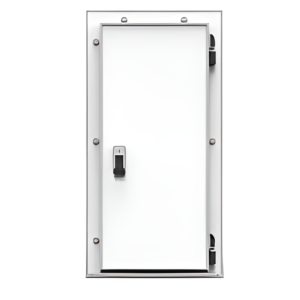 Дверь холодильная распашная одностворчатая СТ-РДО-900*2200/80 (с металлической рамой)