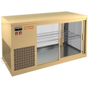 Витрина холодильная настольная HICOLD VRL 1300 L Beige