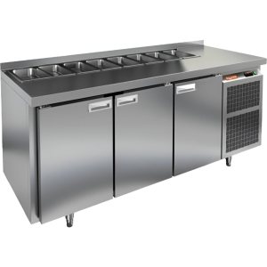 Стол холодильный для салатов HiCold SL1-111SN (1/3) без крышки