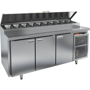 Стол холодильный для пиццы HiCold PZ1-111/GN (1/3H) (R290)