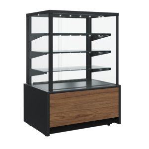 Витрина кондитерская Carboma KC70 N 1,3-1 Light Паттерн (0108 Темный дуб) нейтральная