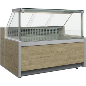 Витрина холодильная Carboma GC111 SM 1,5-1 (1010 Мариель) (газлифт, без боковин)