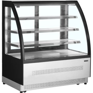Витрина кондитерская TEFCOLD LPD1200C/BLACK черная/нерж
