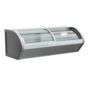 Ларь морозильный с гнутыми раздвижными стеклами Haier HFR-HM400-2
