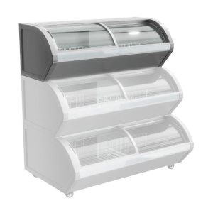 Ларь морозильный с гнутыми раздвижными стеклами Haier HFR-HM400-2 - Изображение 3