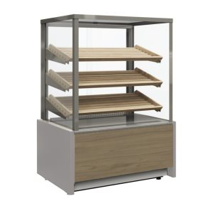 Витрина кондитерская Carboma KC70 N 1,3-2 Light Паттерн (0110 Мариель) хлебная, без стекла