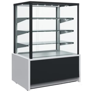 Витрина кондитерская Carboma KC70 N 0,9-1 Light (9006-9005) (0,9-1 Carboma Сube ТЕХНО) нейтральная